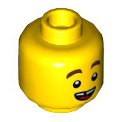 Mini Head Number 3163 Bright Yellow