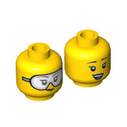 Mini Head Number 3191 Bright Yellow