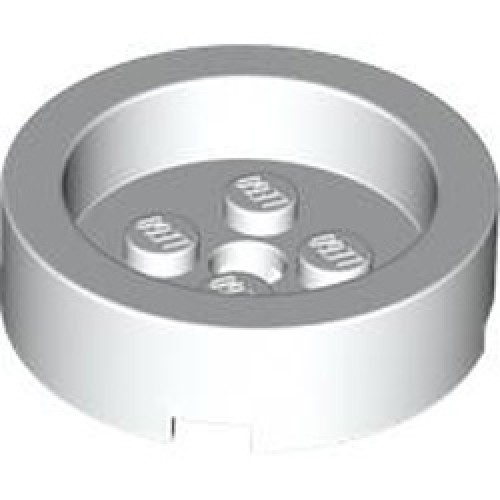 Design Brick 4x4x1 Number 1 White