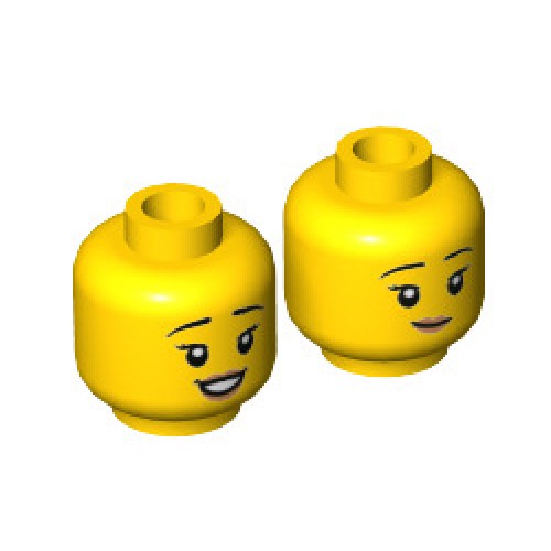 Mini Head Number 3679 Bright Yellow Mini Head Number 3679 Bright Yellow