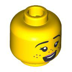 Mini Head Number 3159 Bright Yellow