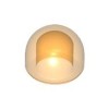 Sphere 1x1 Number 1 Transparent Bright Orange