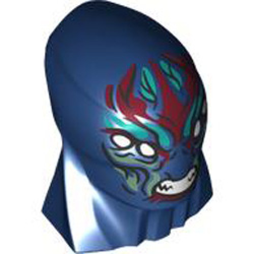 Creature Head Number 66 Earth Blue