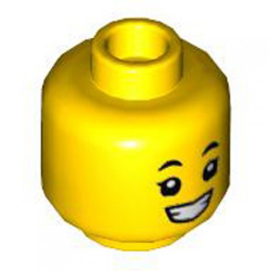 Mini Head Number 3265 Bright Yellow