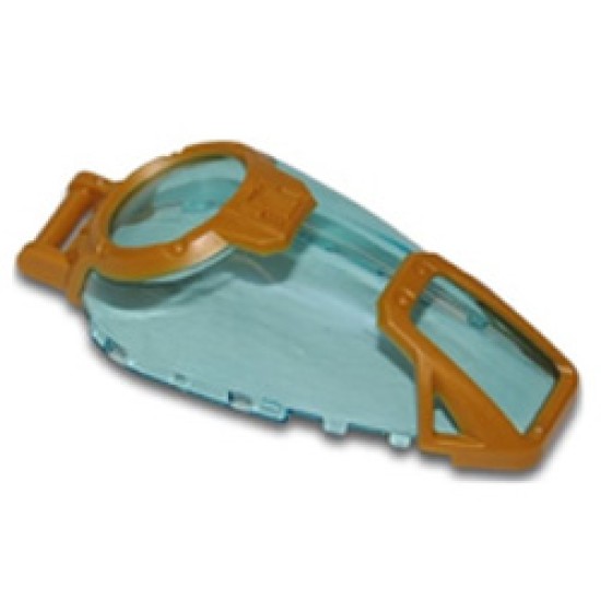 Cockpit 4x8x2 with 3.2 Shaft Transparent Light Blue