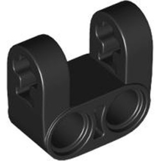 Technic Cross Block Fork 2x2 Black