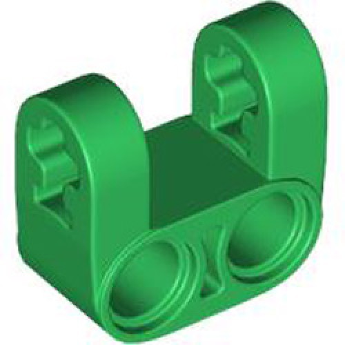 Technic Cross Block Fork 2x2 Dark Green