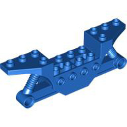 Vehicle Frame with 4.85 Hole Number 1 Bright Blue Vehicle Frame with 4.85 Hole Number 1 Bright Blue