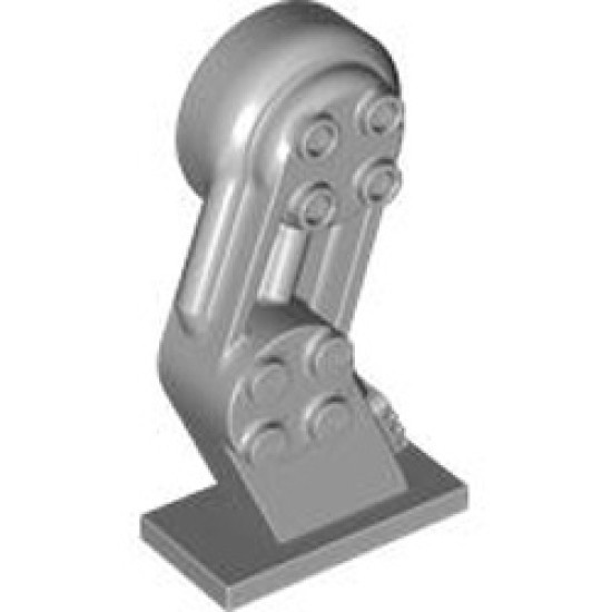 Left Leg with Knobs Medium Stone Grey