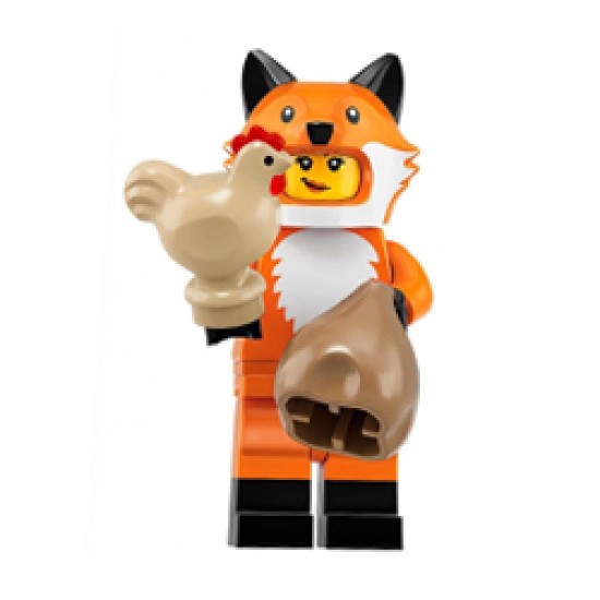 Fox Costume Girl, Series 19 Collectable Minifigures