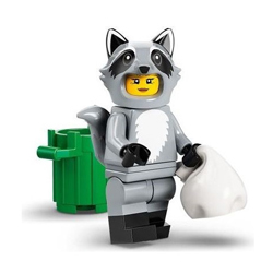 Raccoon Costume Fan, Series 22 Collectable Minifigures