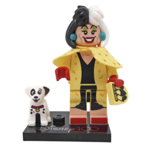 Cruella de Vil & Dalmatian Puppy Disney 100 Series Collectable Minifigures