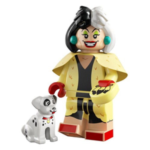 Cruella de Vil & Dalmatian Puppy Disney 100 Series Collectable Minifigures