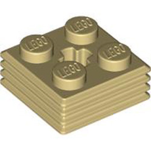 Design Plate 2x2x2/3 Number 1 Brick Yellow