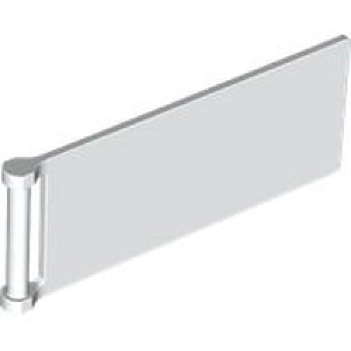 Flag 3x8 with 3.2 Shaft White