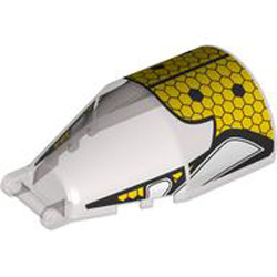 Cockpit 4x6x2 with Front Shaft Number 1 Transparent Brown