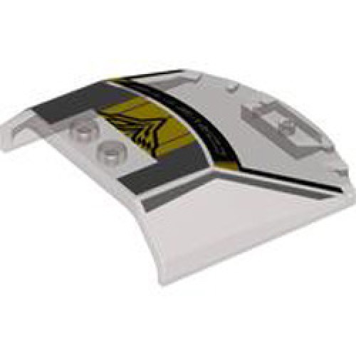 Windscreen 6x6x1 1/3 Number 4 Transparent Brown