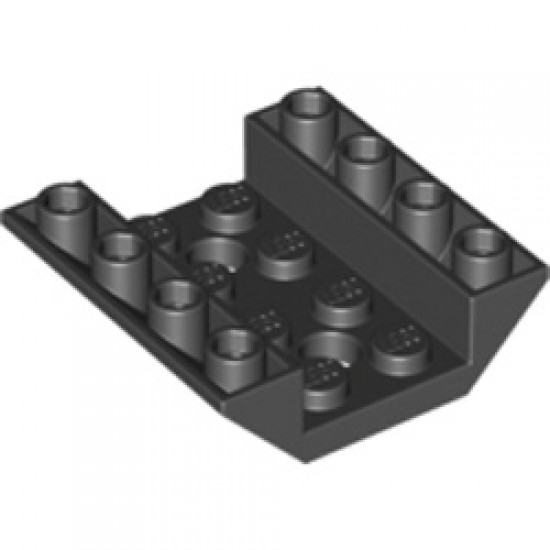 Roof Tile 4x4 / 45 Degree Inverted with 2 Holes Black