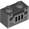 Brick 1x2 Number 90 Dark Stone Grey