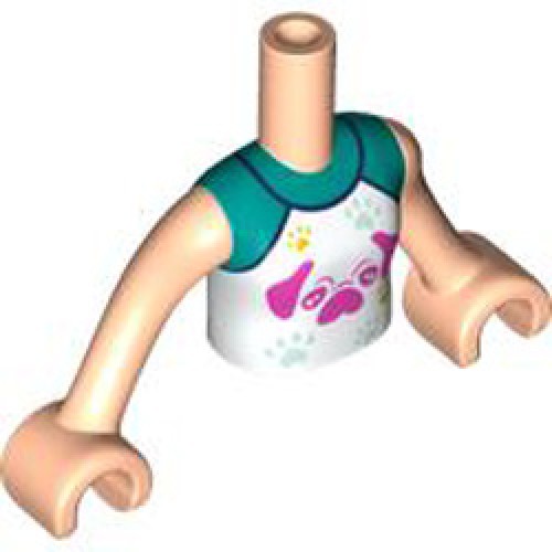 Torso Girl with Arm Number 392 Light Nougat 