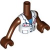 Torso Girl with Arm Number 416 White