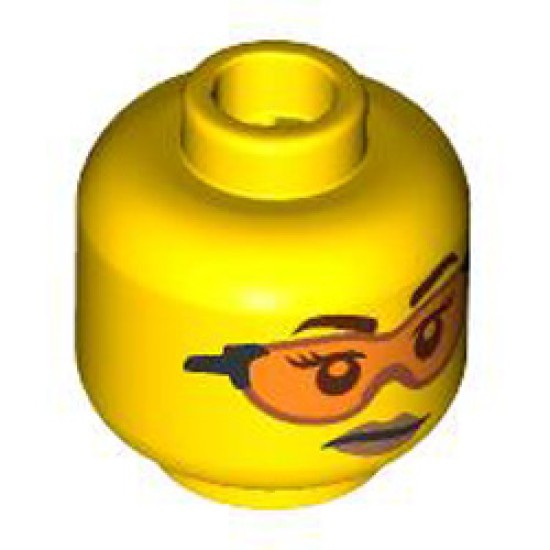 Mini Head Number 3360 Bright Yellow