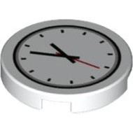 Flat Tile 2x2 Round Number 1172 White