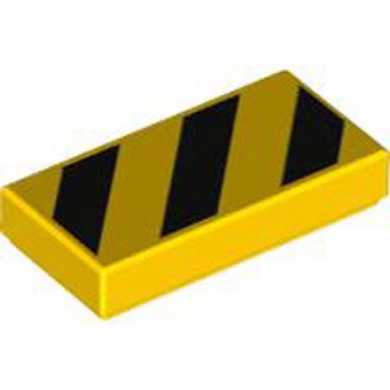 Flat Tile 1x2 Number 305 Bright Yellow