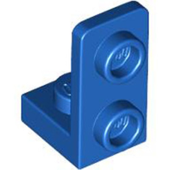 Plate 1x1 with 1.5 Plate 1x2 Upwards Bright Blue