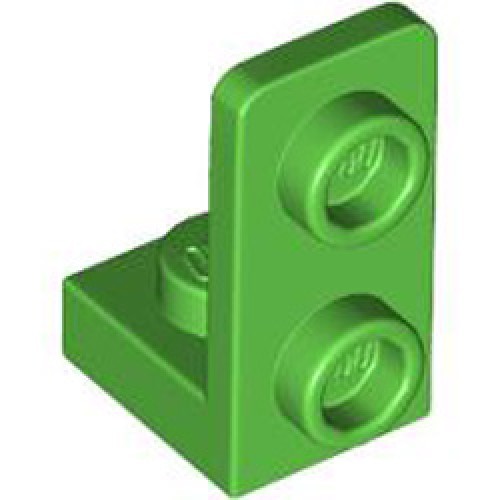 Plate 1x1 with 1.5 Plate 1x2 Upwards Bright Green