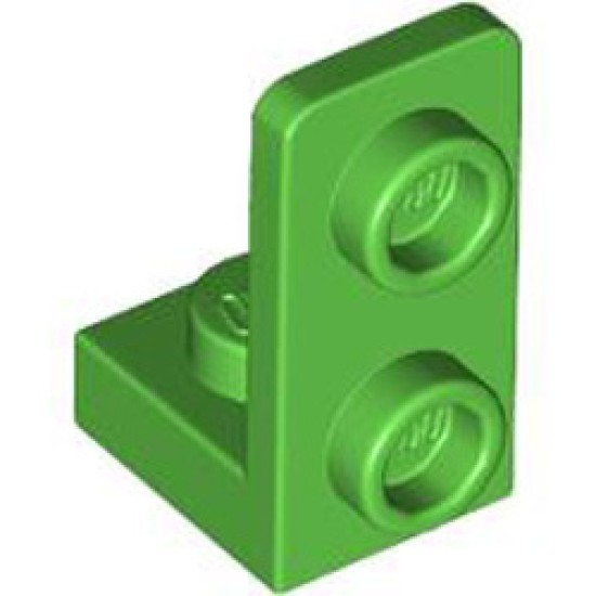 Plate 1x1 with 1.5 Plate 1x2 Upwards Bright Green