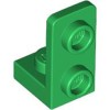 Plate 1x1 with 1.5 Plate 1x2 Upwards Dark Green
