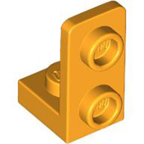 Plate 1x1 with 1.5 Plate 1x2 Upwards Flame Yellowish Orange