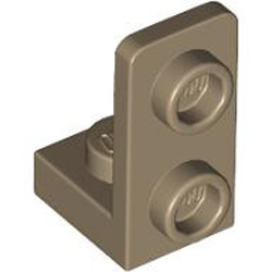 Plate 1x1 with 1.5 Plate 1x2 Upwards Sand Yellow