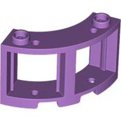 Frame 3x3 with Bow Number 1 Medium Lavender