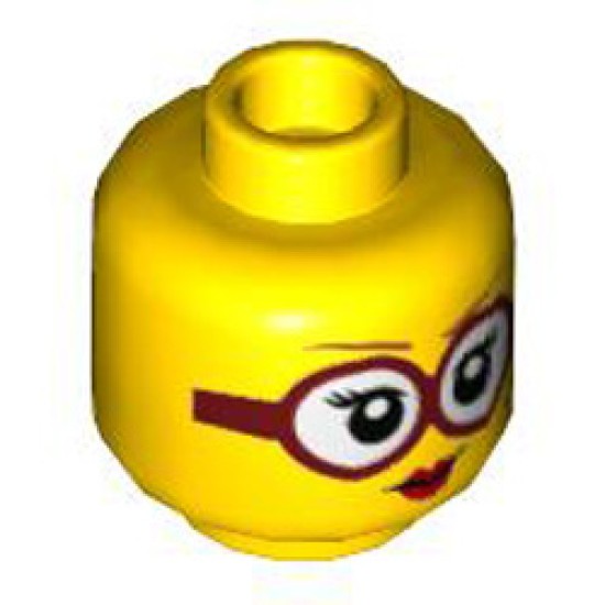 Mini Head Number 3377 Bright Yellow