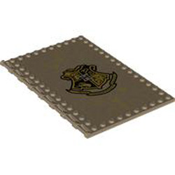 Plate 10x16 Horizontal 3.2 Shaft Number 3 Sand Yellow