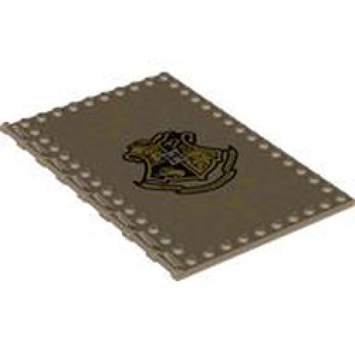 Plate 10x16 Horizontal 3.2 Shaft Number 3 Sand Yellow