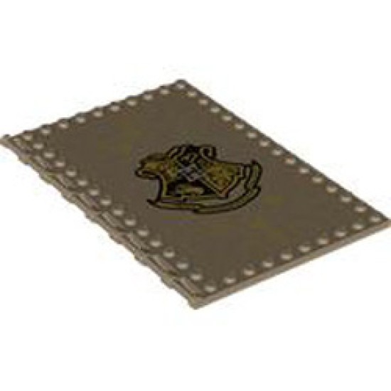 Plate 10x16 Horizontal 3.2 Shaft Number 3 Sand Yellow