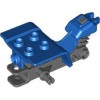 Three-Wheeled Motor Cycle Bright Blue