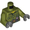 Mini Upper Part Number 3389 Olive Green