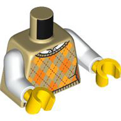 Mini Upper Part Number 6177 Brick Yellow