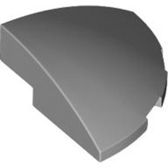 1 4 Sphere 3x3x1 Medium Stone Grey