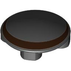 Slide Shoe Round 2x2 Number 20 Black