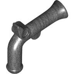 Mini Flintlock Pistol Titanium Metallic