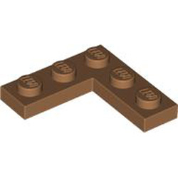 Corner Plate 1x3x3 Medium Nougat Corner Plate 1x3x3 Medium Nougat