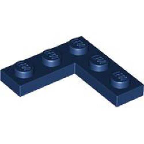 Corner Plate 1x3x3 Earth Blue