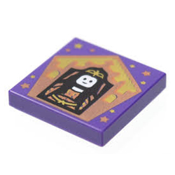 Flat Tile 2x2 Number 500 (Seraphina Picquery) Medium Lilac