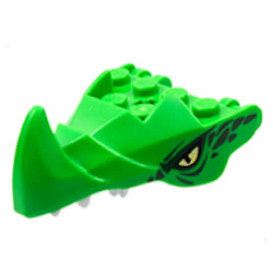 Creature Head Number 81 Bright Green Creature Head Number 81 Bright Green