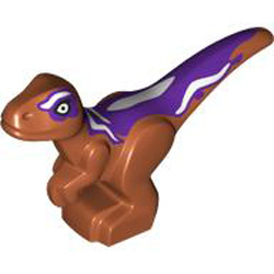 Animal Number 125 Dark Orange